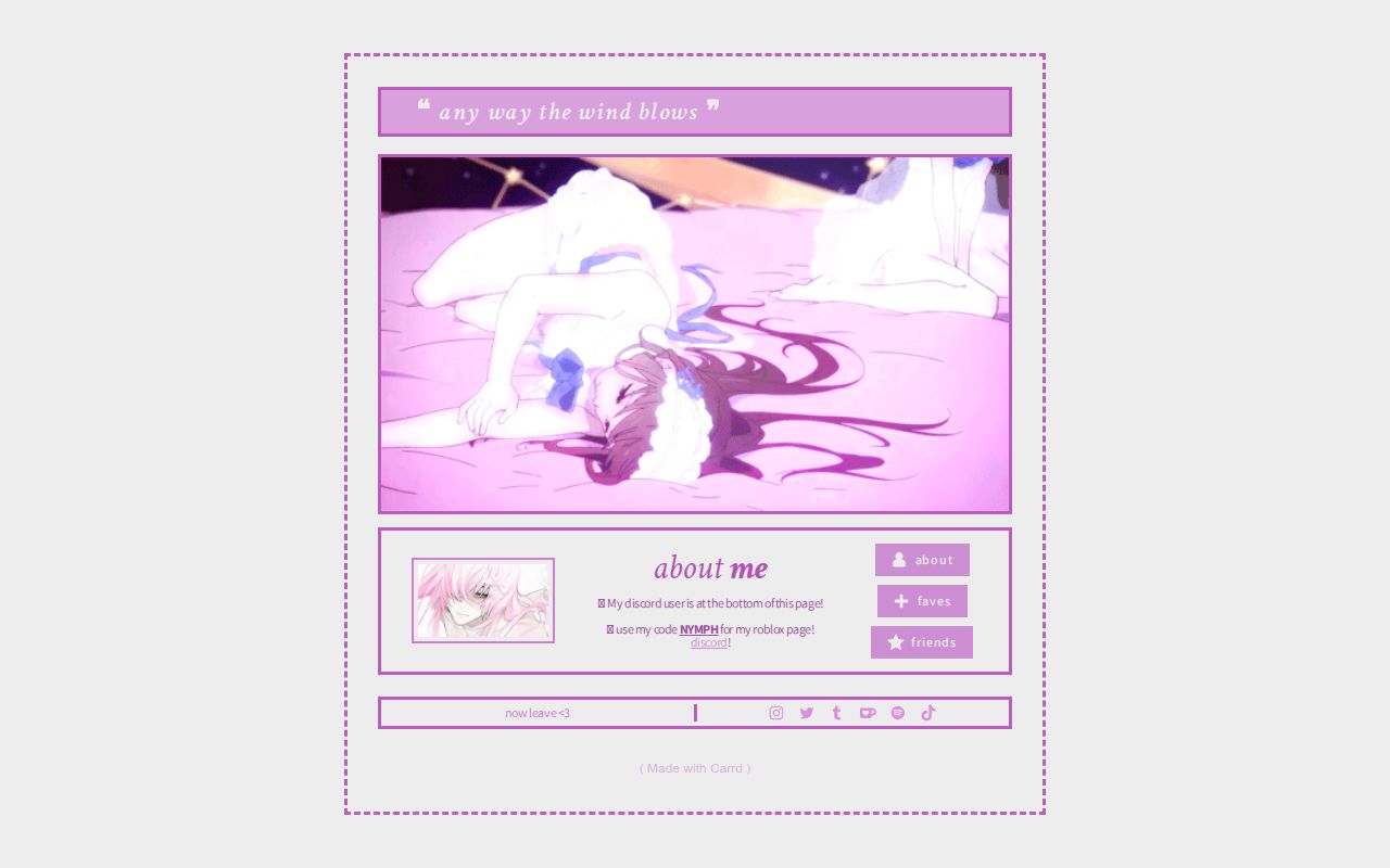 Carrd profile picture for @swindled
